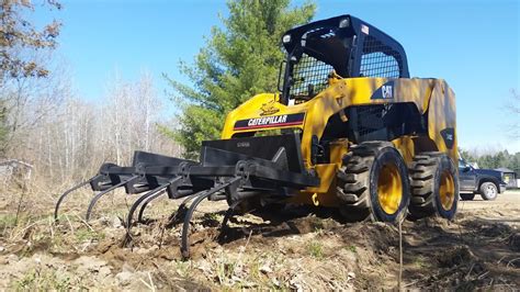 soil cultivator skid steer|skid steer rototiller rental.